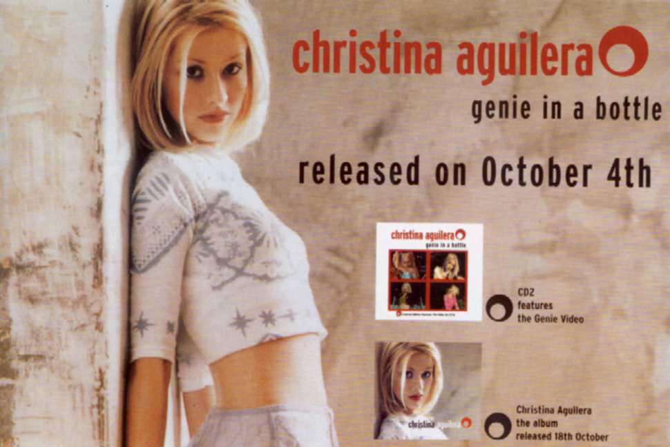 'Genie In A Bottle' Magazine Advertisment